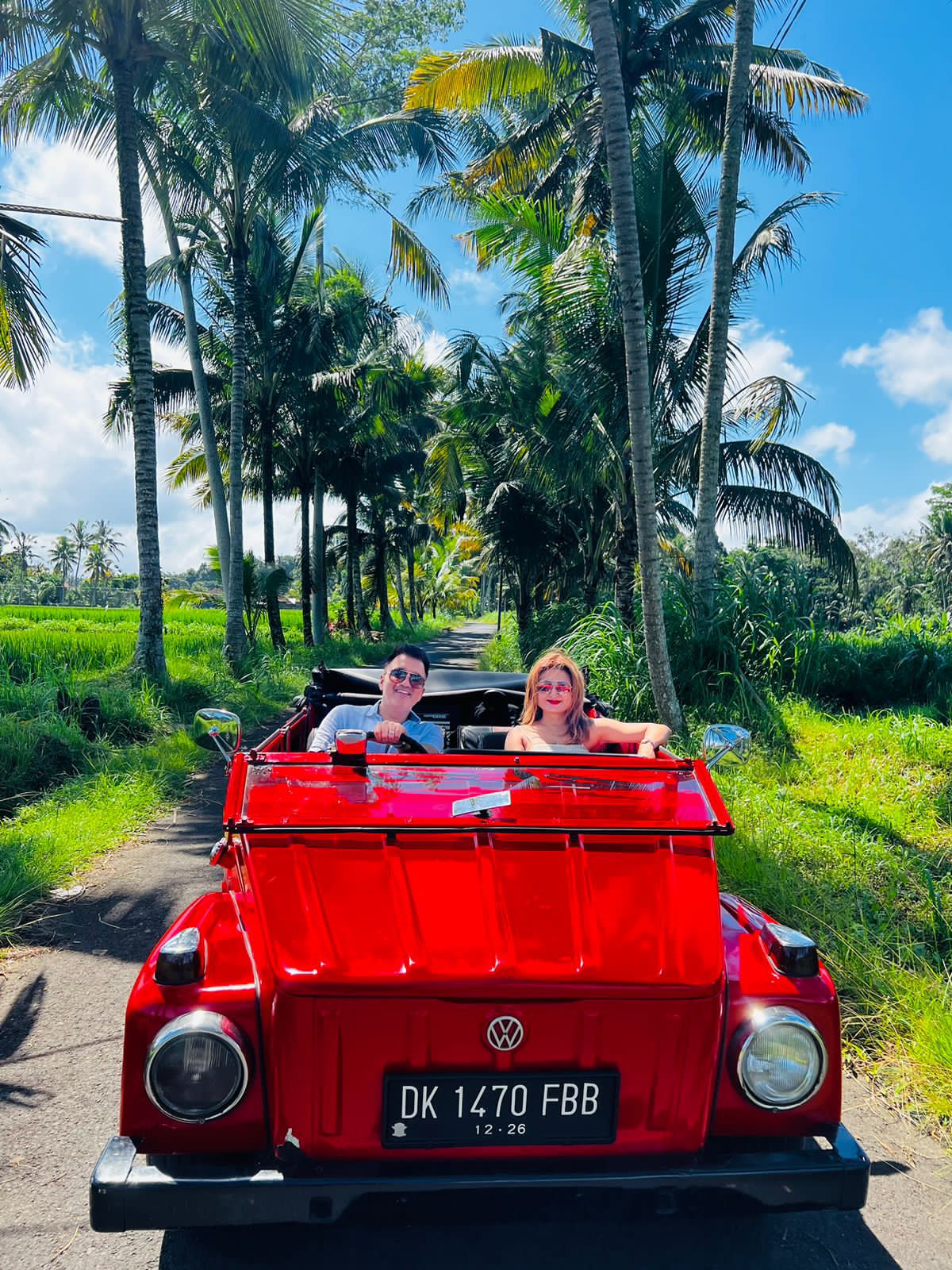 Ubud Classic VW Ride & Ayung Rafting Experience